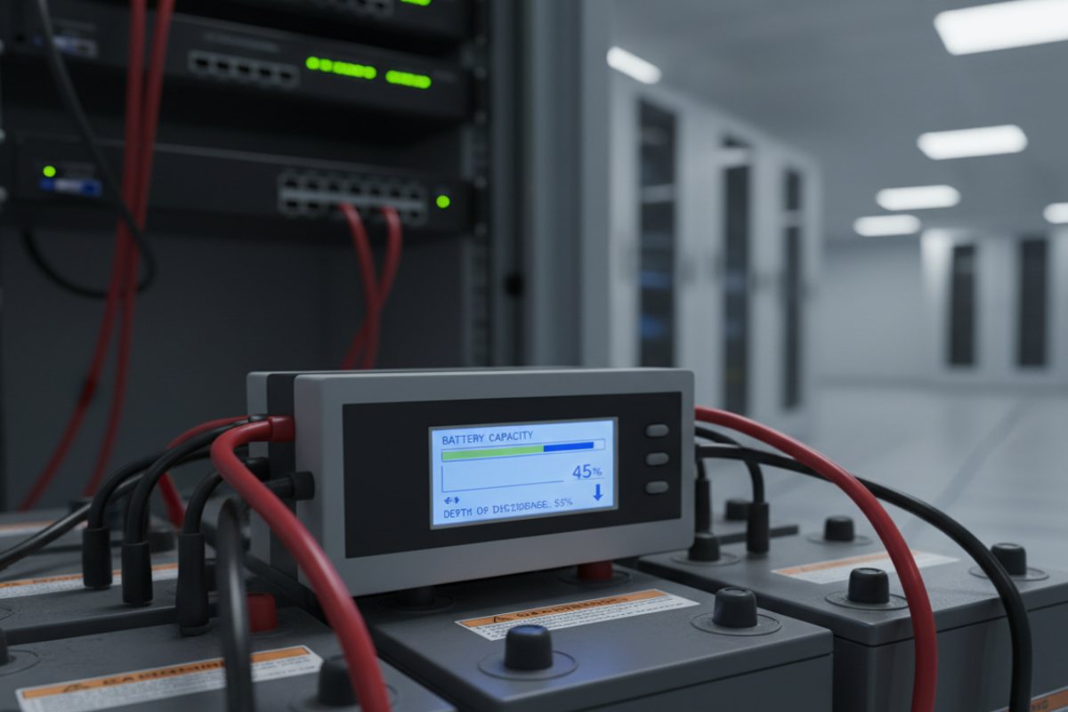 عمق دشارژ (DoD) باتری ups