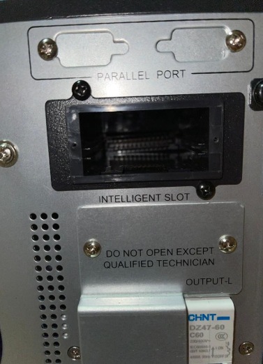 intelligent slot در نصب سخت افزاری کارت snmp اینترنال یا داخلی