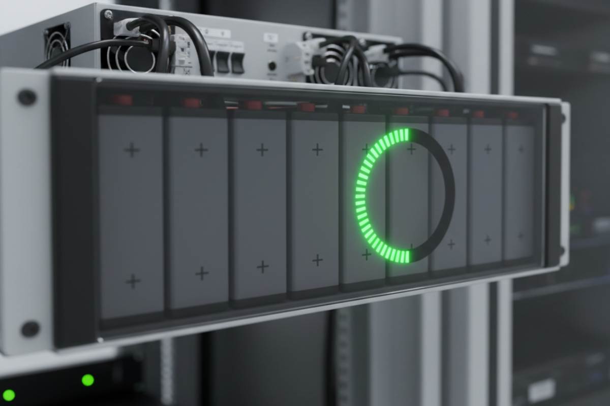 شارژ باقی مانده(soc)در باتریups