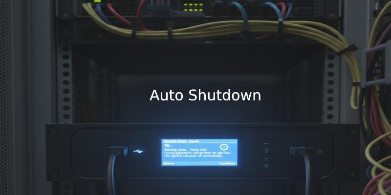 auto shutdown خاموشی خودکار، منظم و کنترل شده یو پی اس و سرور