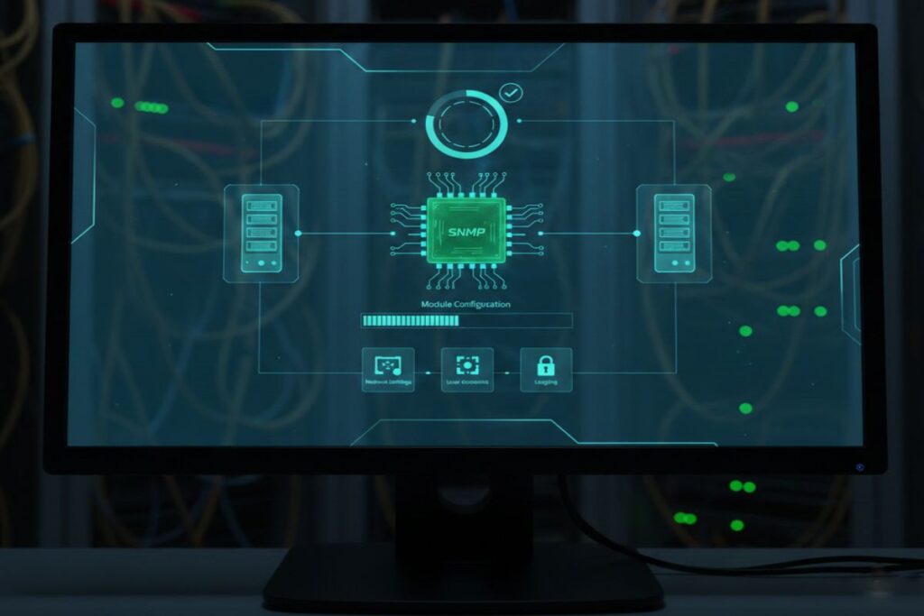 نصب نرم افزاری کارت snmp