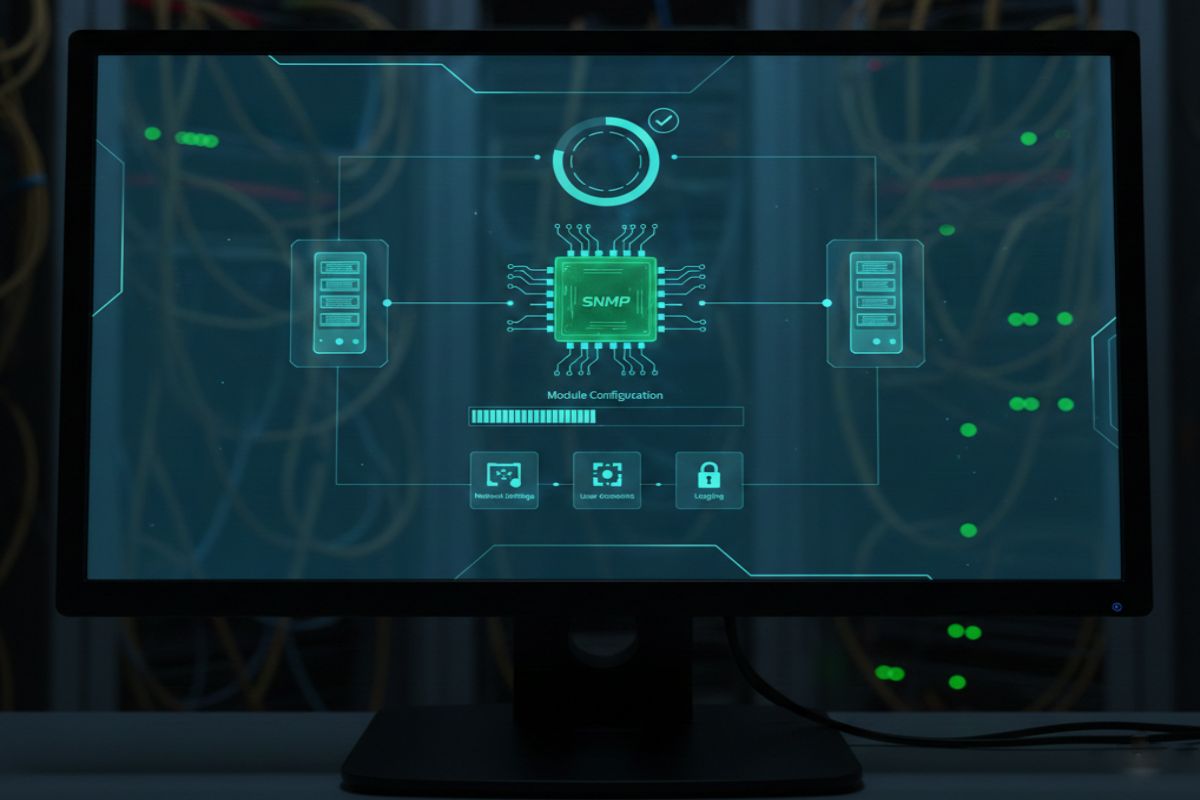 نصب نرم افزاری کارت snmp