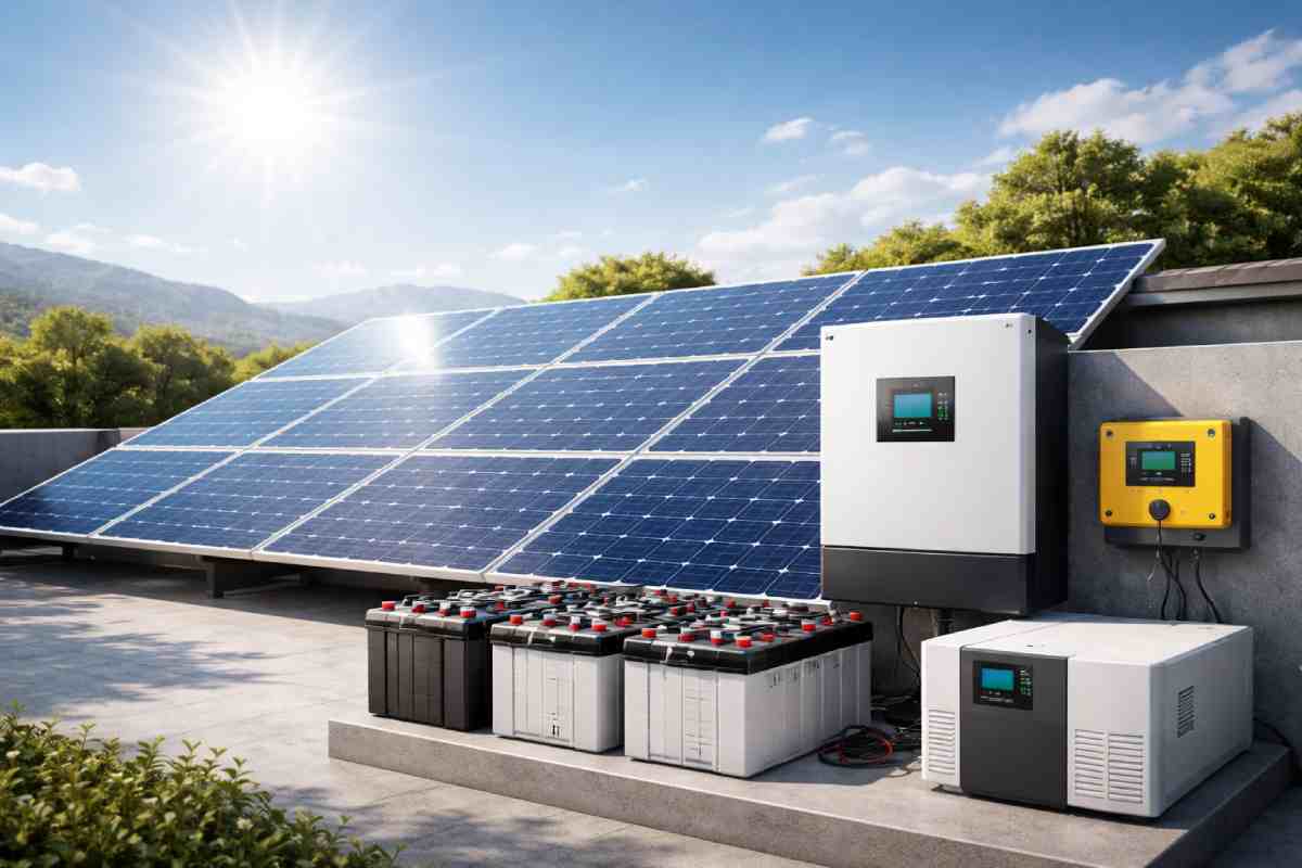 پنل خورشیدی برای استخراج انرژی خورشیدی و تبدیل به برق