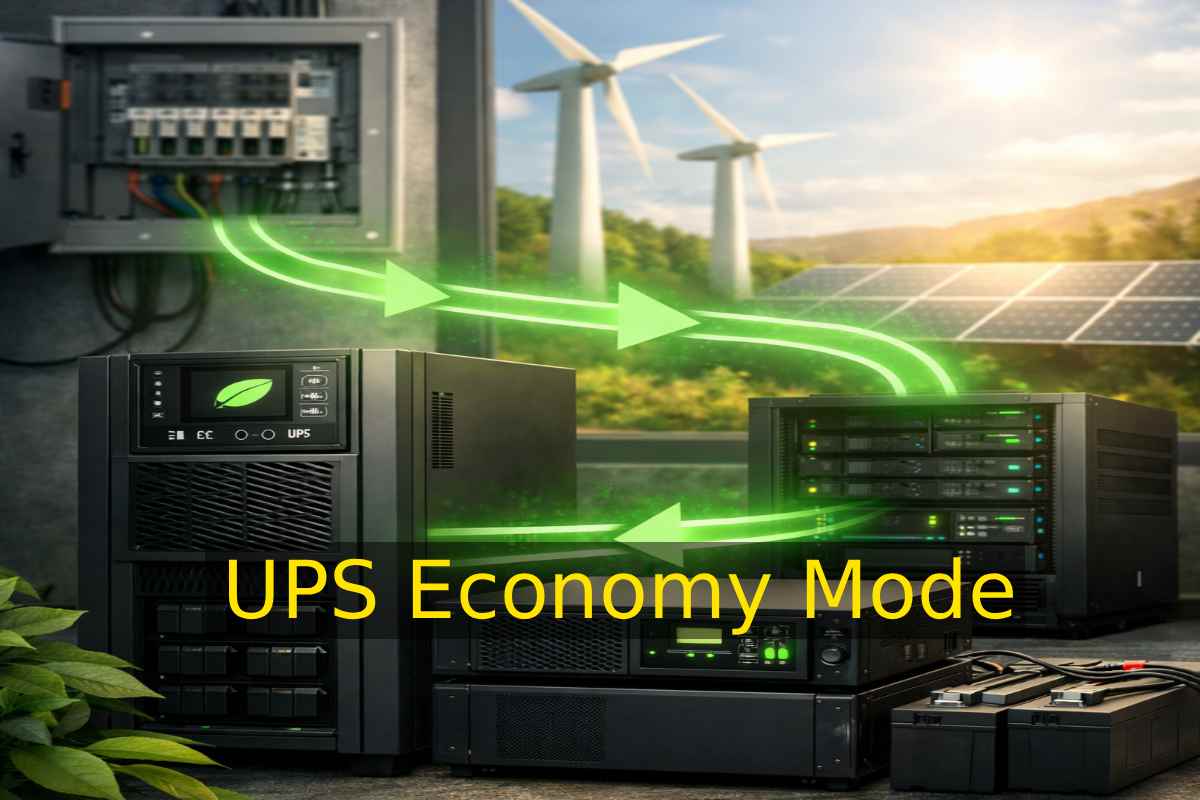 حالت اقتصادی یو پی اس (eco mode) بهره وری بالا در سیستم یو پی اس
