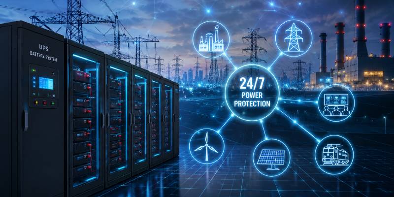 UPS مناسب برای پستهای برق و نیروگاههای تولید انرژی برق